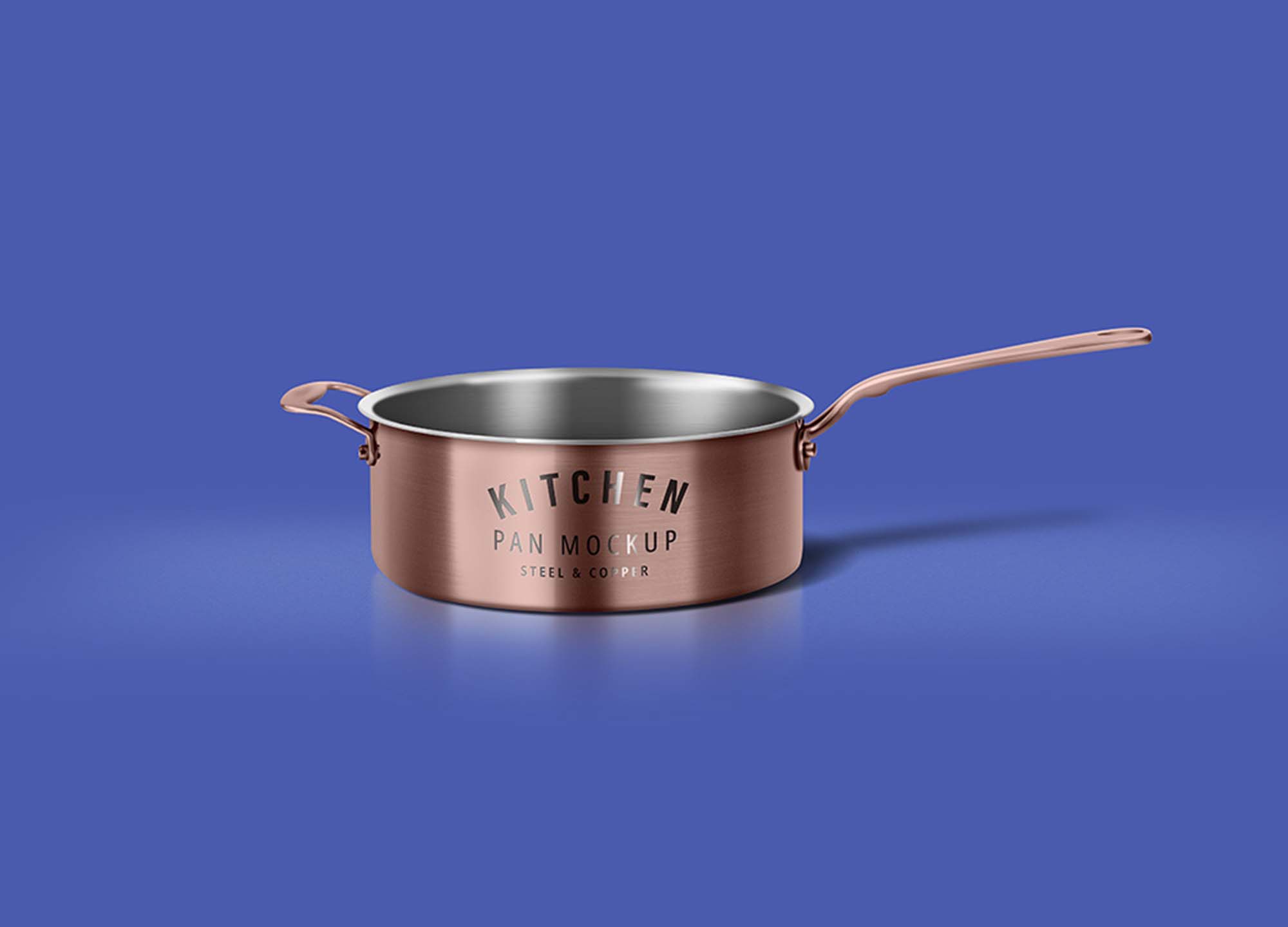 Free Cooking Pan Mockup (PSD)