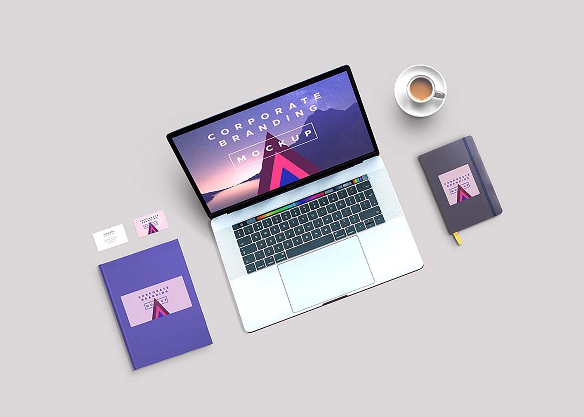 Free Corporate Branding Mockup (PSD)