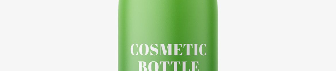 Free cosmetic bottle mockup