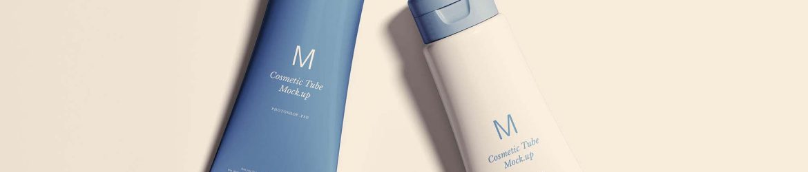 Free Cosmetics Tubes Mockup (PSD)