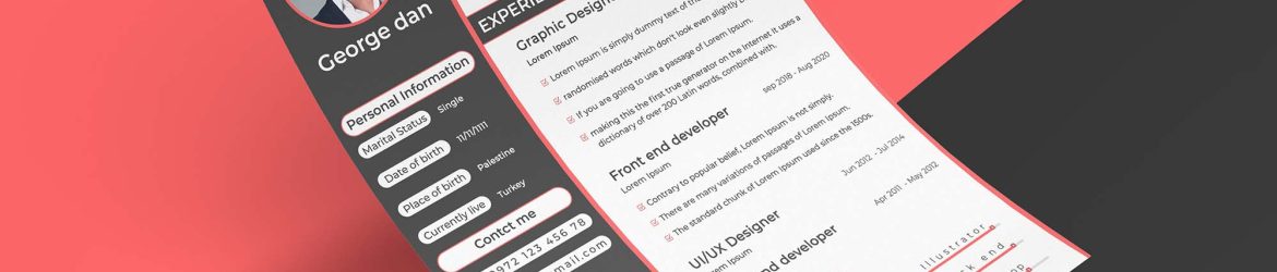 Free Creative CV Template (PSD) Free Creative CV Template (PSD)