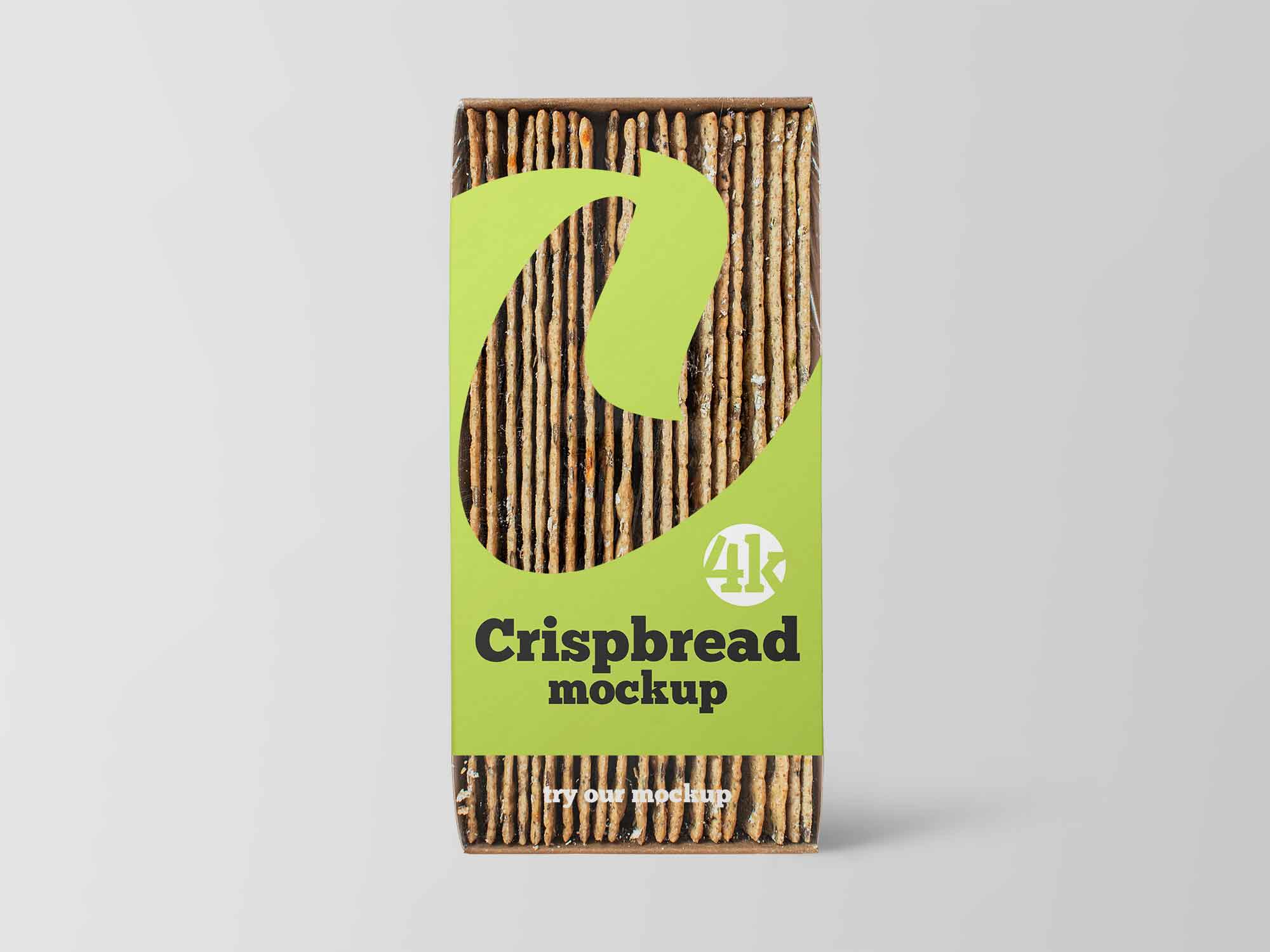 Free Crispbread Mockup (PSD)