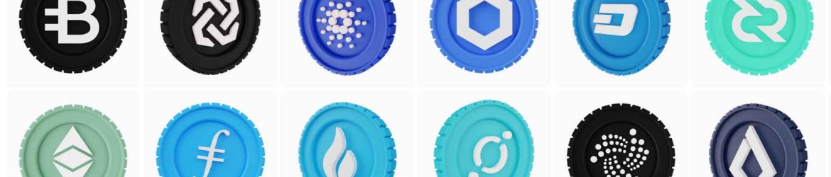 Free Cryptocurrency 3D Icons (PNG, BLEND)