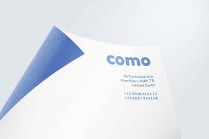 Free Curved Paper Mockup (PSD)