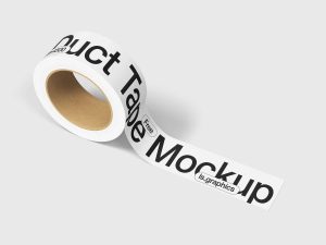 Free Custom Duct Tape Mockup (PSD)
