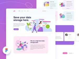Free Data Warehouse Website Template (FIG)