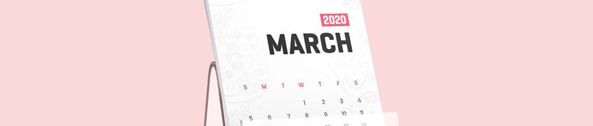 Free Desk Calendar With Stand Mockup (PSD) Free Desk Calendar With Stand Mockup (PSD)