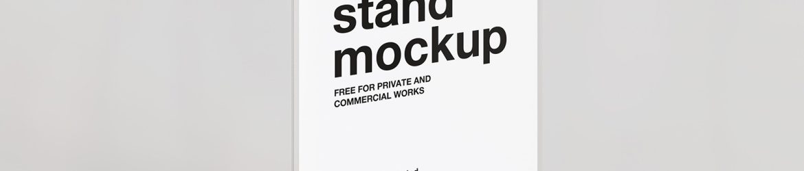 Free desk stand mockup - Instant Download
