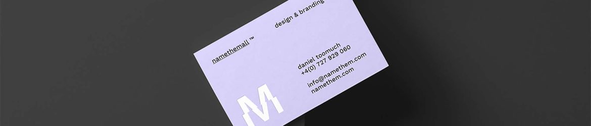 Free Diagonal Business Card Mockup (PSD)