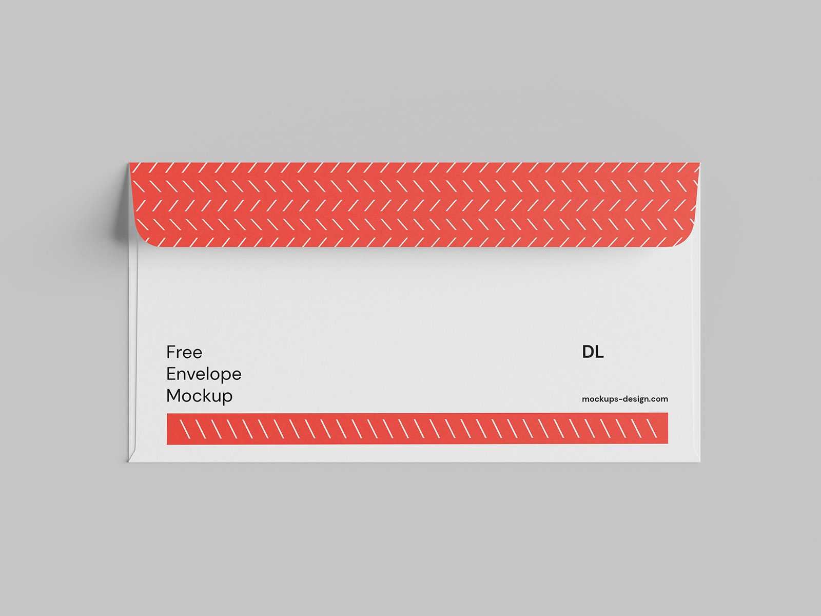 Free DL envelope mockup