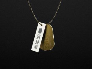 Free Dog Tag Mockup (PSD)