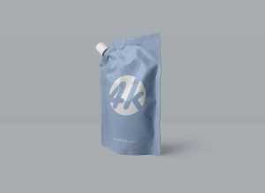 Free Doypack Foil Bag Mockup (PSD)