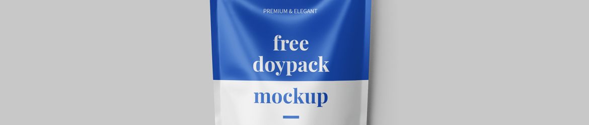 Free doypack mockup