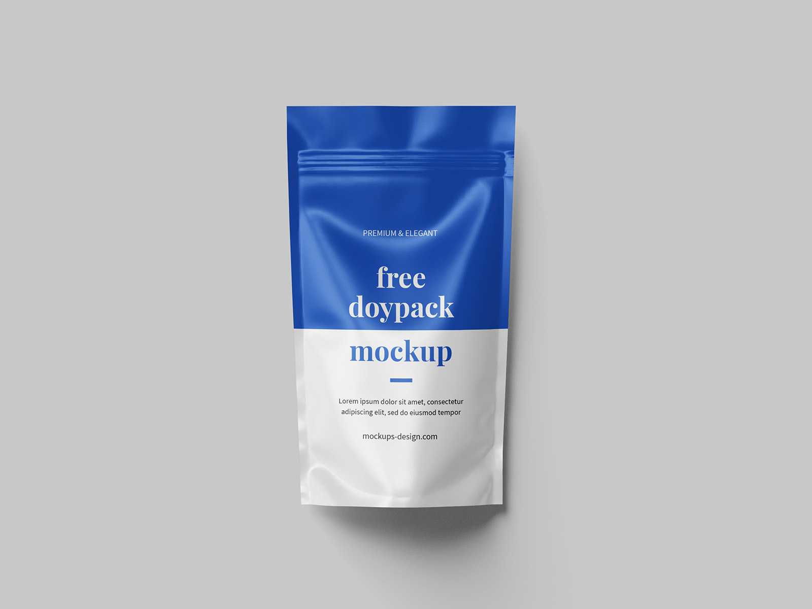 Free doypack mockup