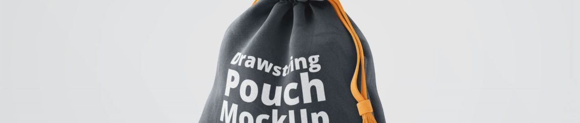 Free Drawstring Bag Mockup