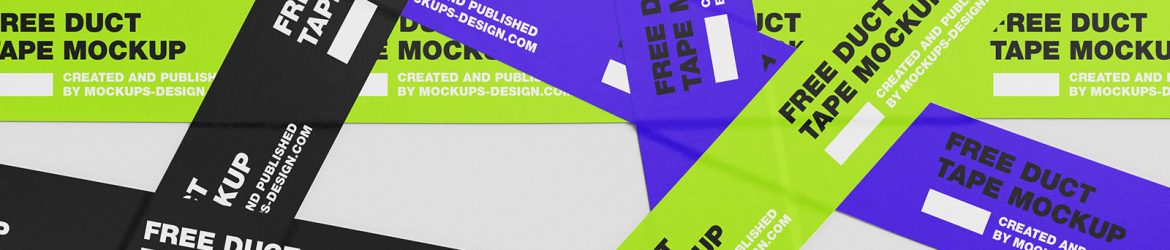 Free duct tape strips mockup Free duct tape strips mockup