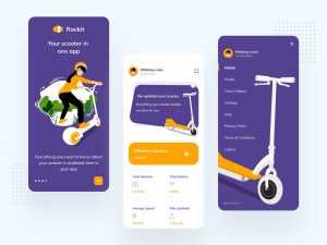 Free E-Scooter App Dashboard Template (Figma)