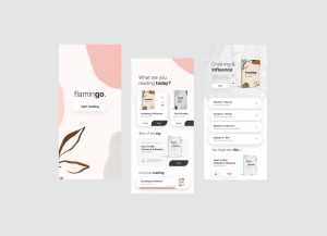 Free Ebook App UI Template (PSD)