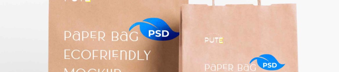 Free Eco Paper Bag Mockup (PSD)