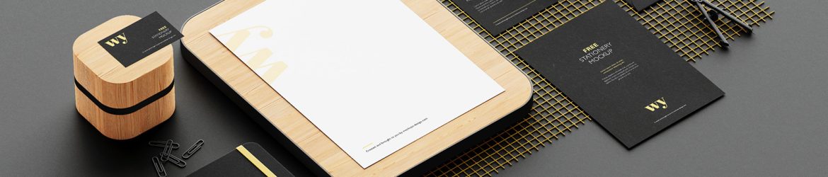 Free elegant stationery mockup Free elegant stationery mockup