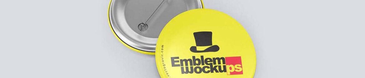 Free Emblem Badges Mockups (PSD)
