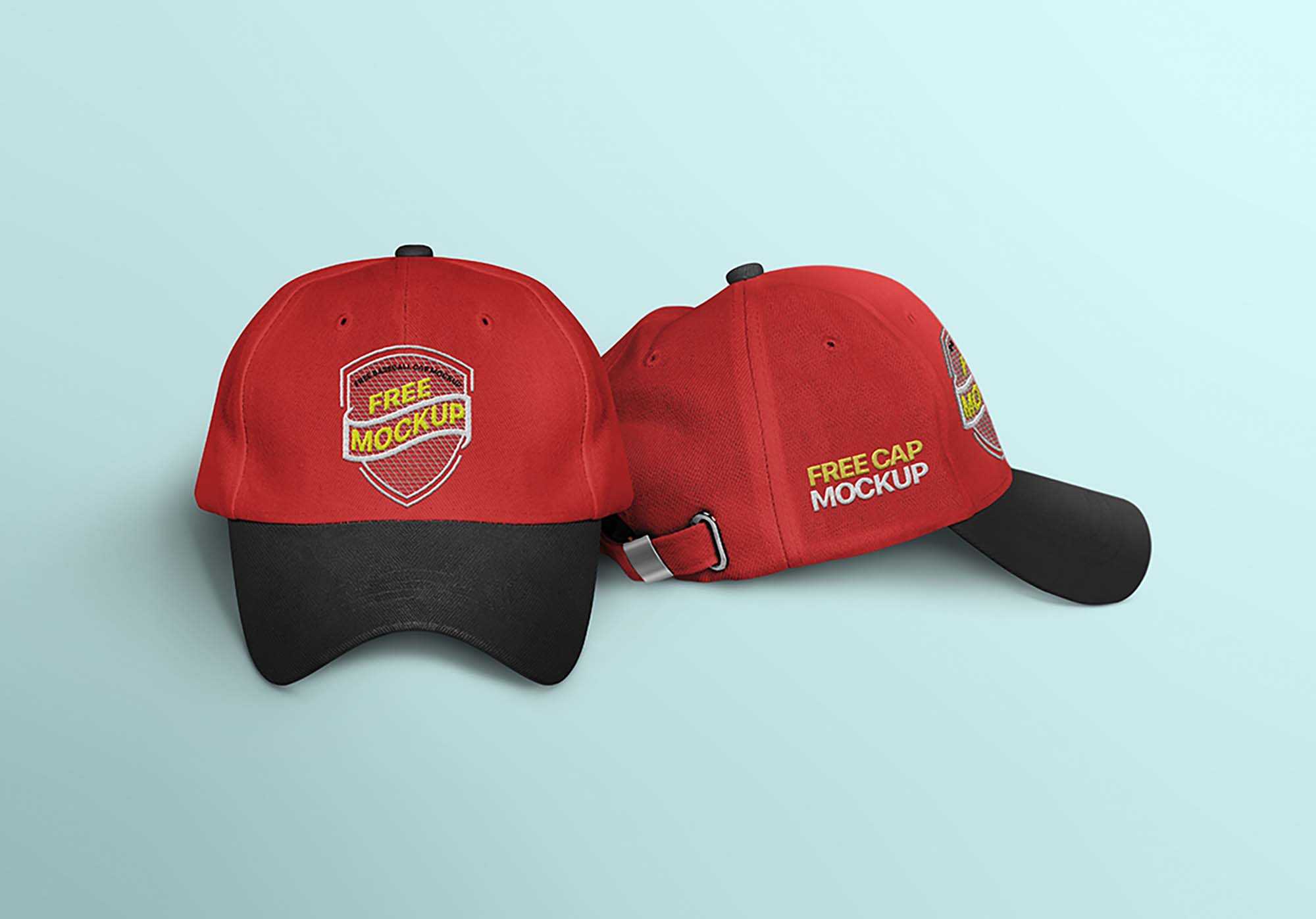 Free Embroidery Cap Mockup (PSD)