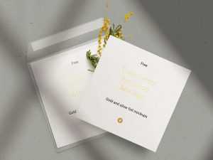 Free Envelope & Card Mockup (PSD)