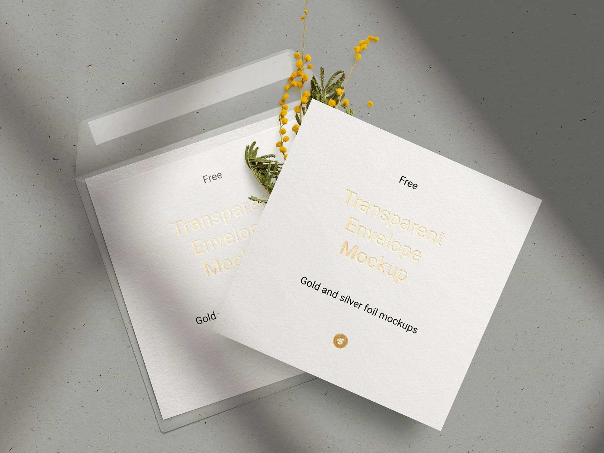 Free Envelope & Card Mockup (PSD)