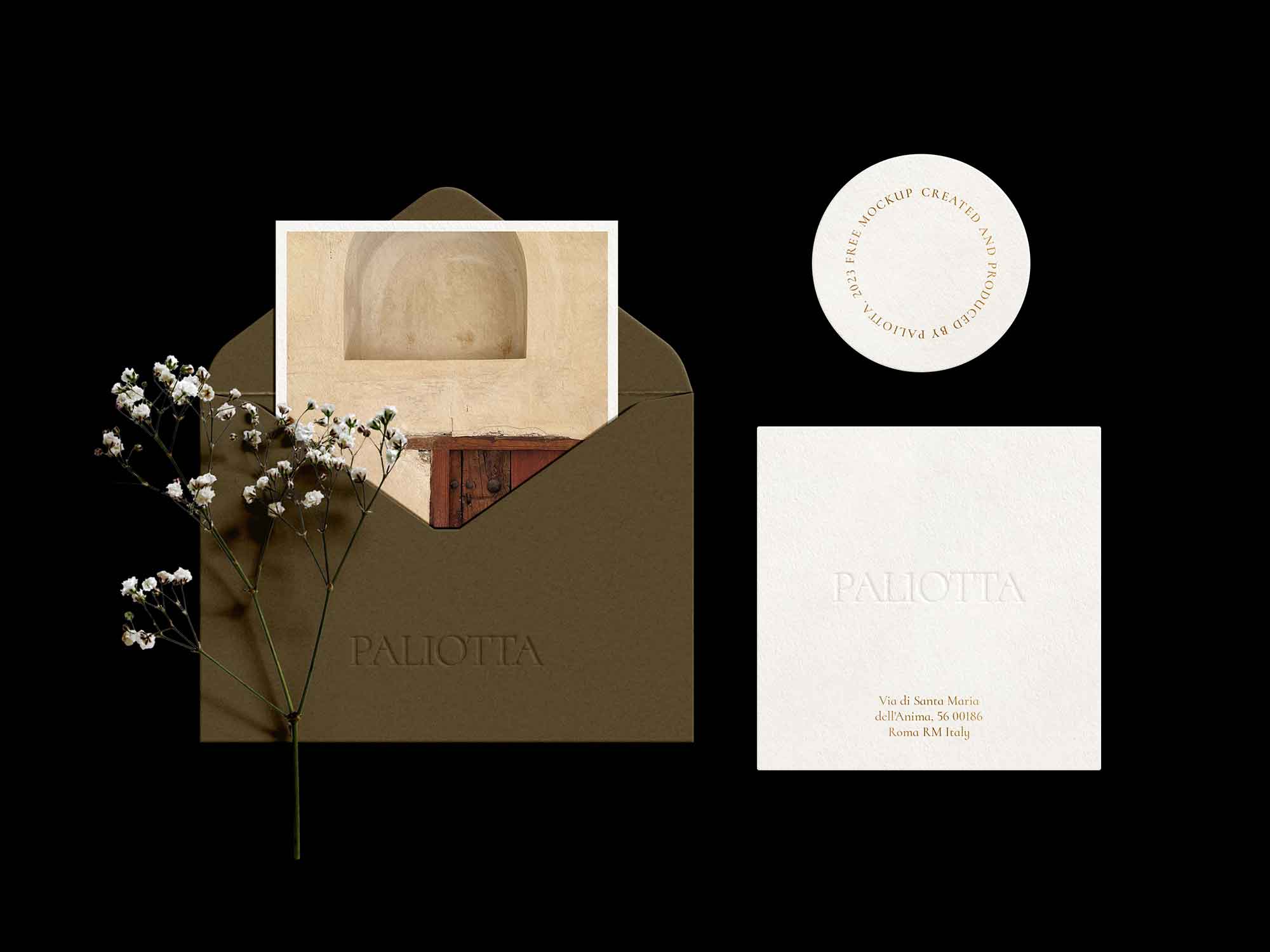 Free Envelope Mockup