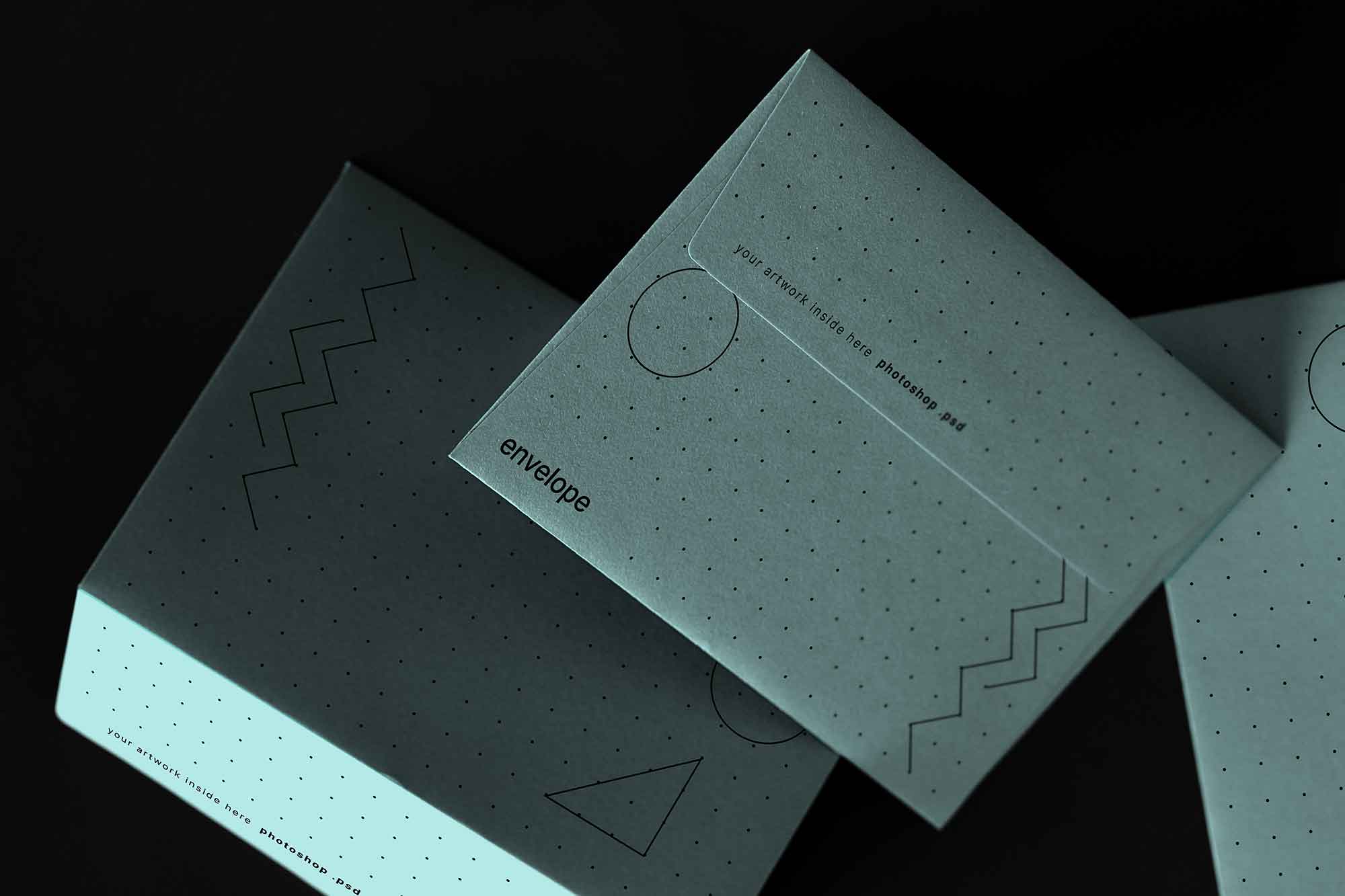 Free Envelopes Mockup