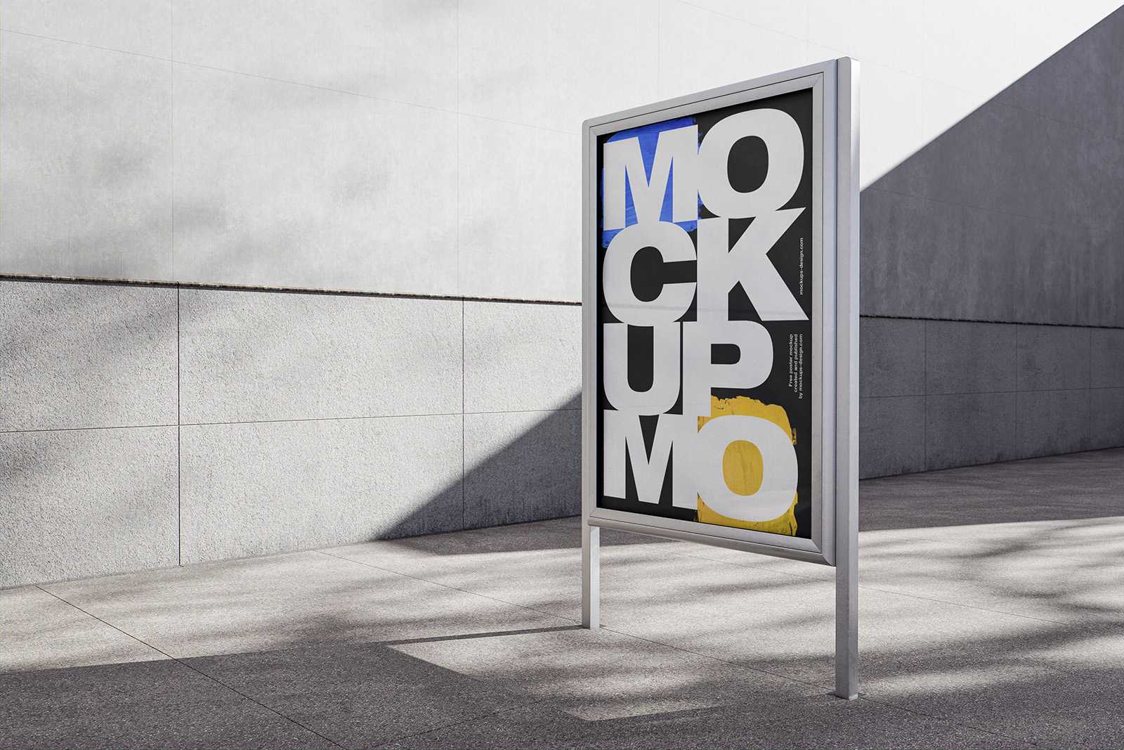 Free exhibition citylight mockup - Instant Download