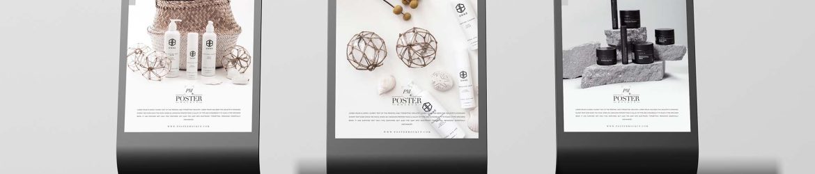 Free Expo Display Stand Poster Mockup (PSD)