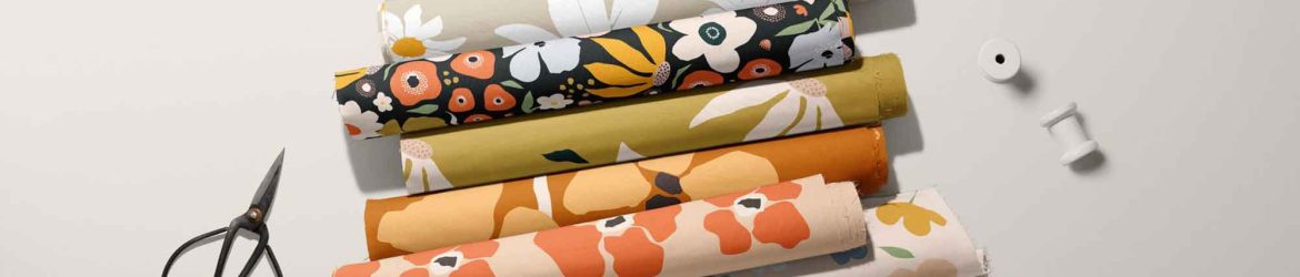 Free Fabric Rolls Mockup