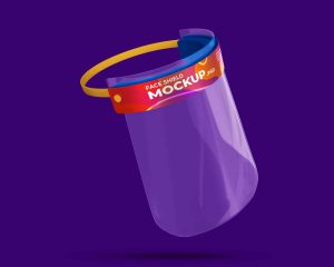 Free Face Shield Mockup (PSD)