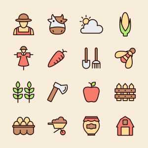 Free Farm Vector Icons (Ai)