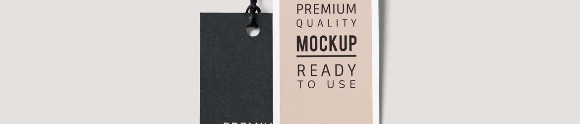 Free Fashion Label Tag Mockup (PSD)