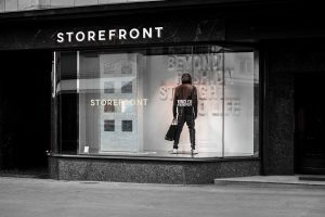 Free Fashion Storefront Mockup (PSD)