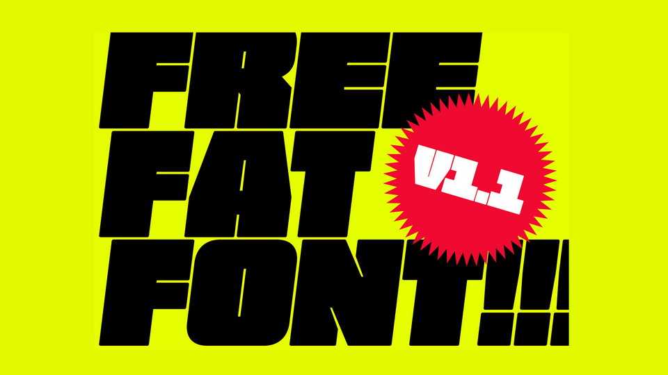 Free Fat Font › Fontesk