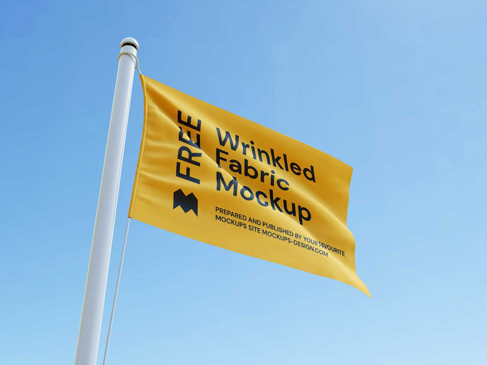 Free flag mockup