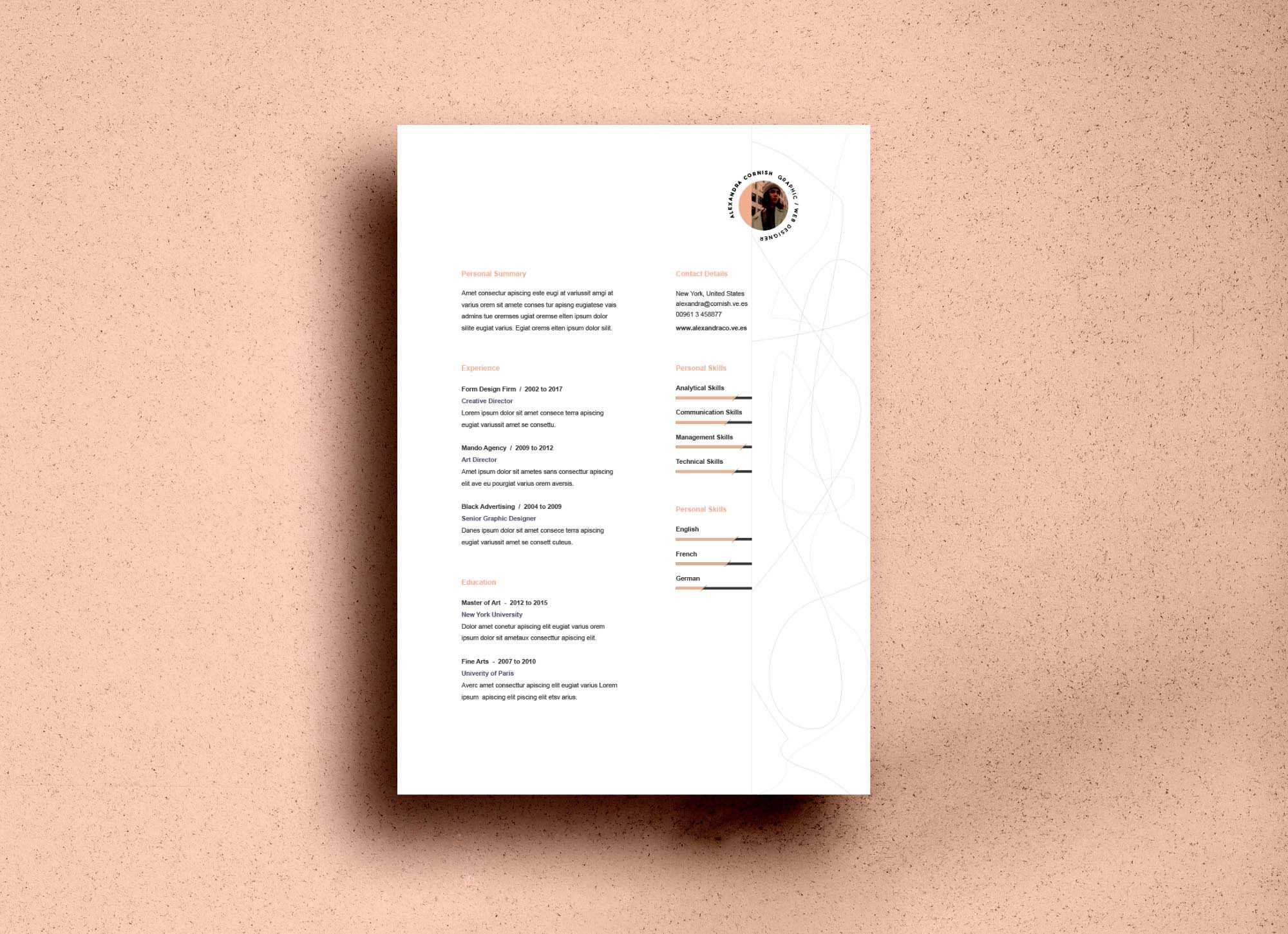 Free Flame Professional Resume Template (AI)