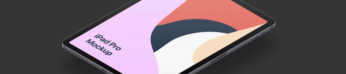 Free Floating iPad Pro Isometric Mockup (PSD) Free Floating iPad Pro Isometric Mockup (PSD)
