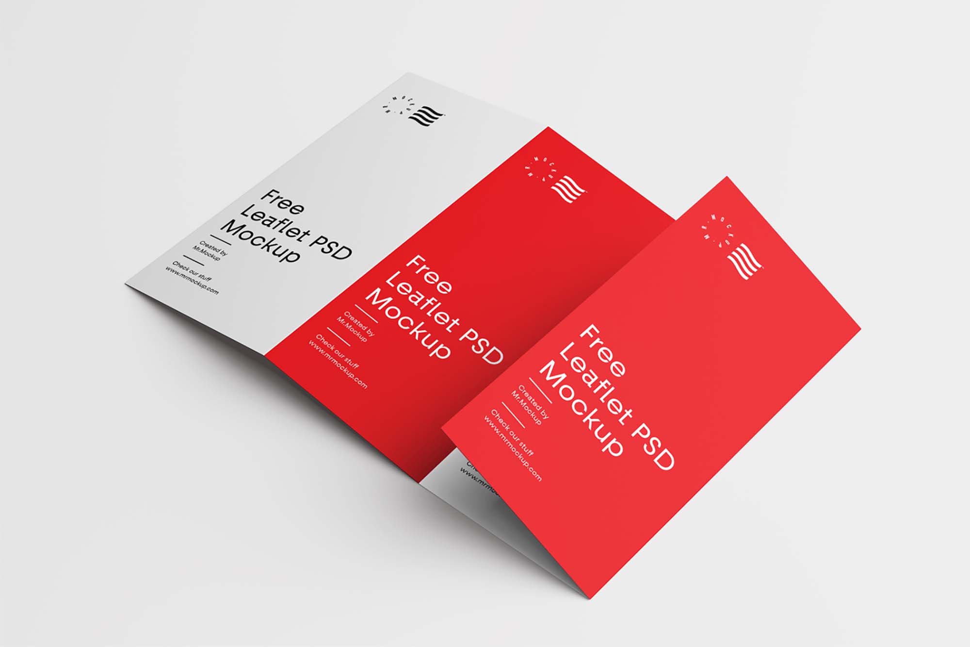 Free Foldable Brochure Mockup (PSD)