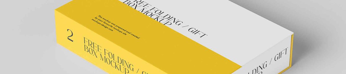 Free Folding Boxes Mockup (PSD)