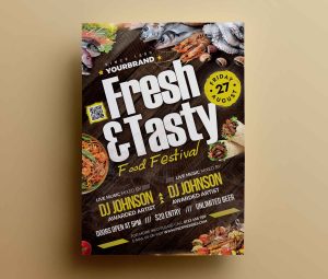 Free Food Festival Flyer Template (PSD)