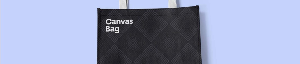 Free Front Canvas Bag Mockup (PSD)