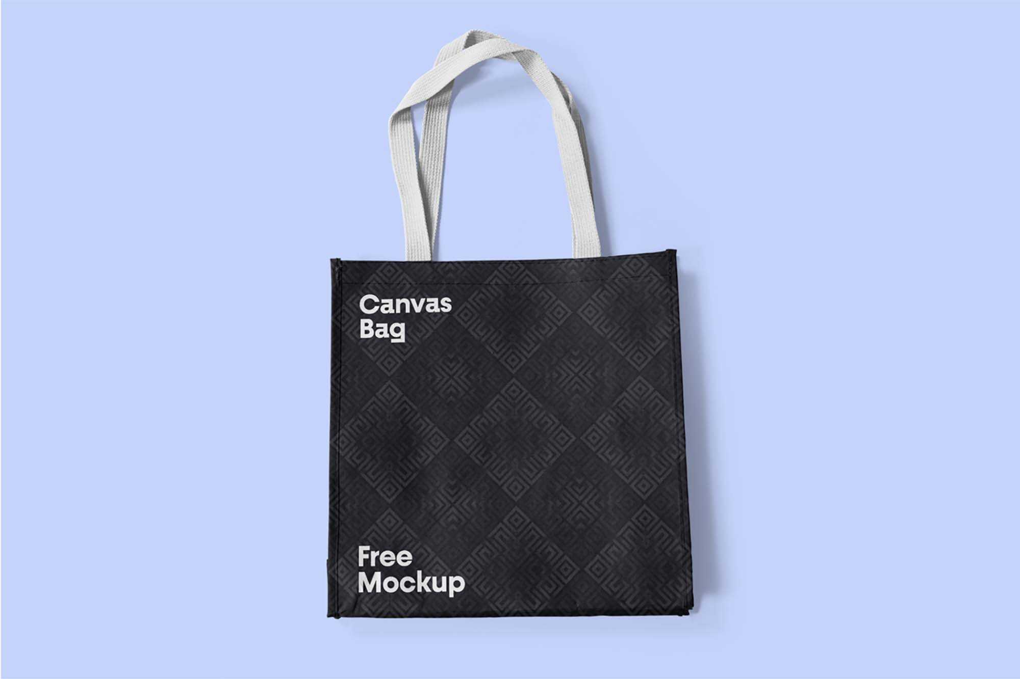 Free Front Canvas Bag Mockup (PSD)