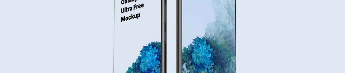 Free Galaxy S20 Ultra Mockup (PSD)