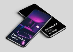 Free Galaxy S21 Mockups (PSD)