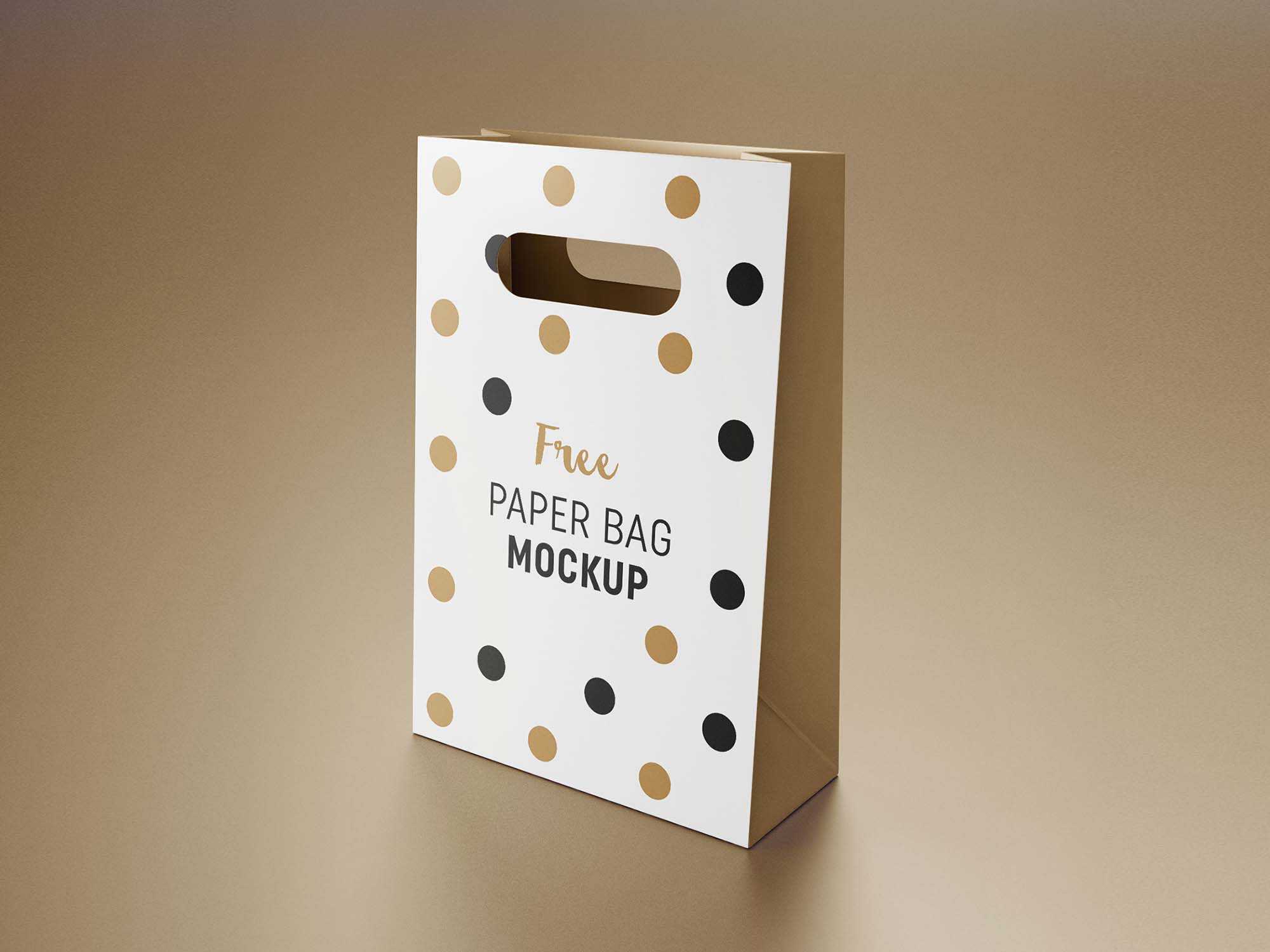 Free Gift Bag Mockup (PSD)