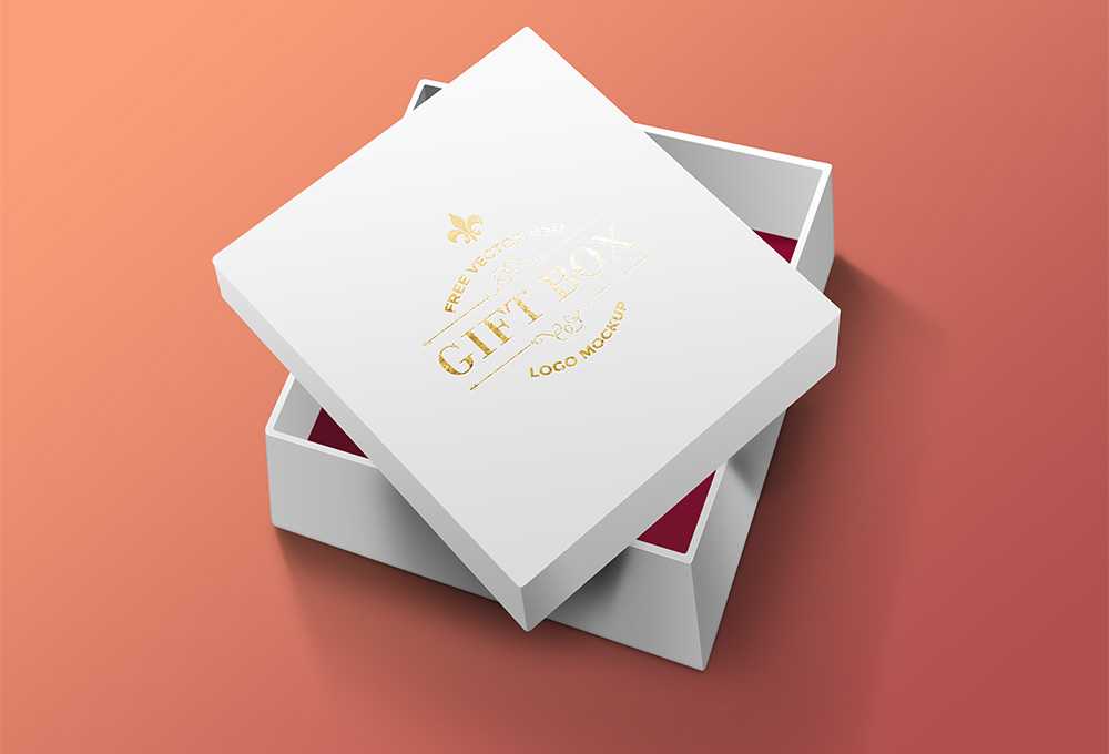 Free Gift Box PSD